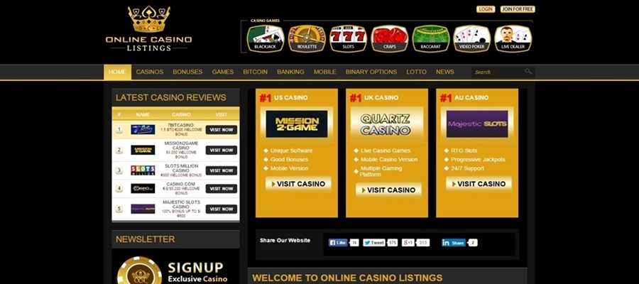 Online Casino Listings